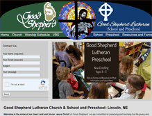 Tablet Screenshot of goodshepherdlincoln.org